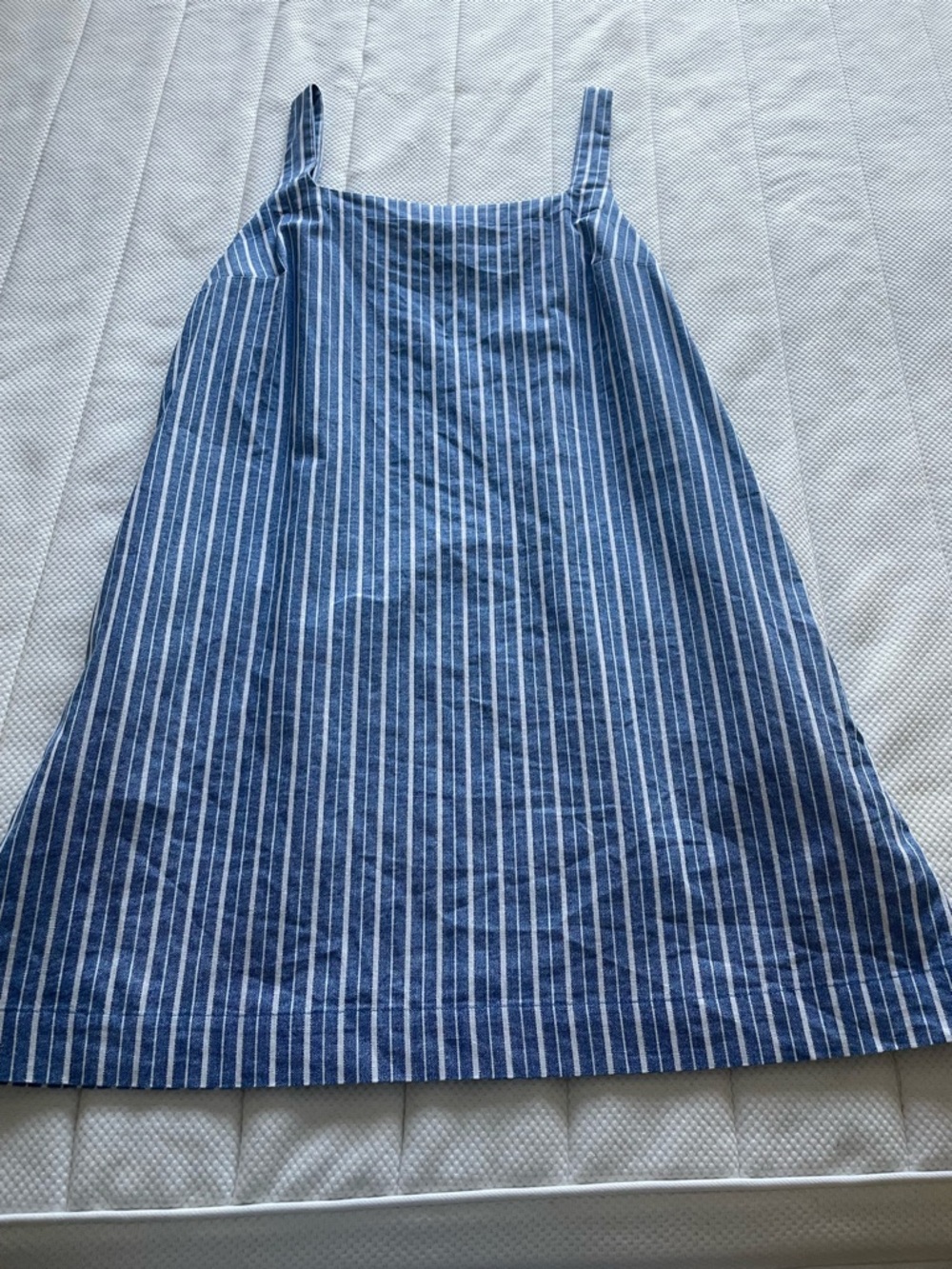 A New Day Blue and White Striped Tank cotton dress M